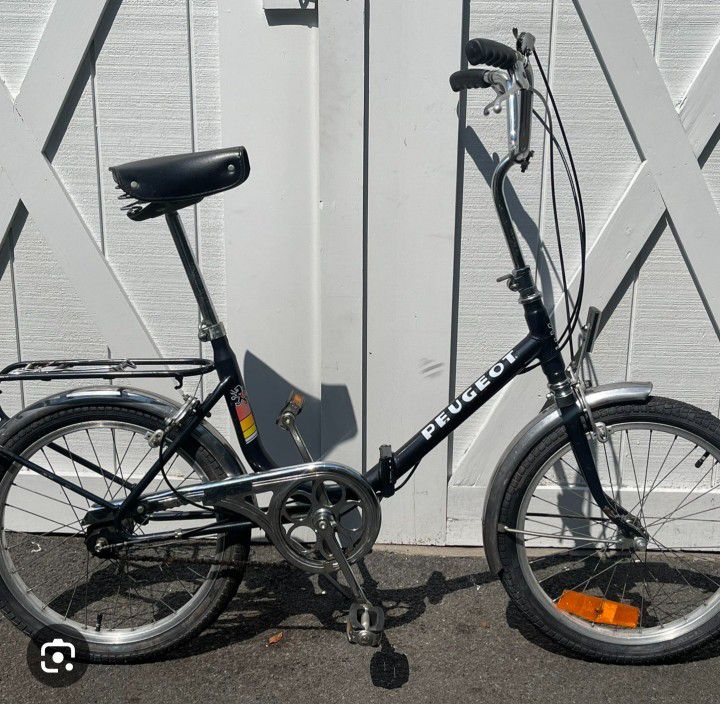 1980's Peugeot Folding Bicycle. Good Condition! 