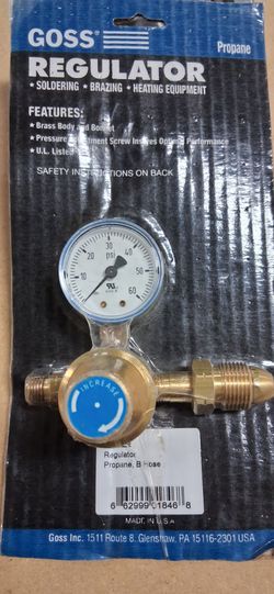 Goss propane regulator