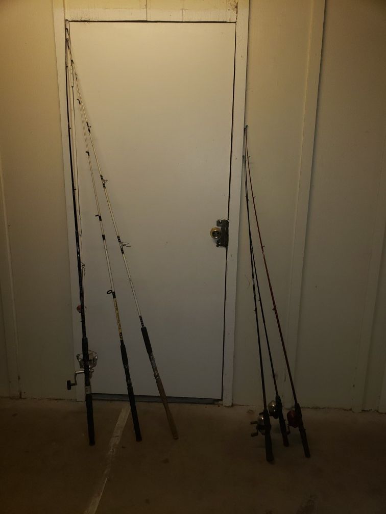 Fishing rods and reels