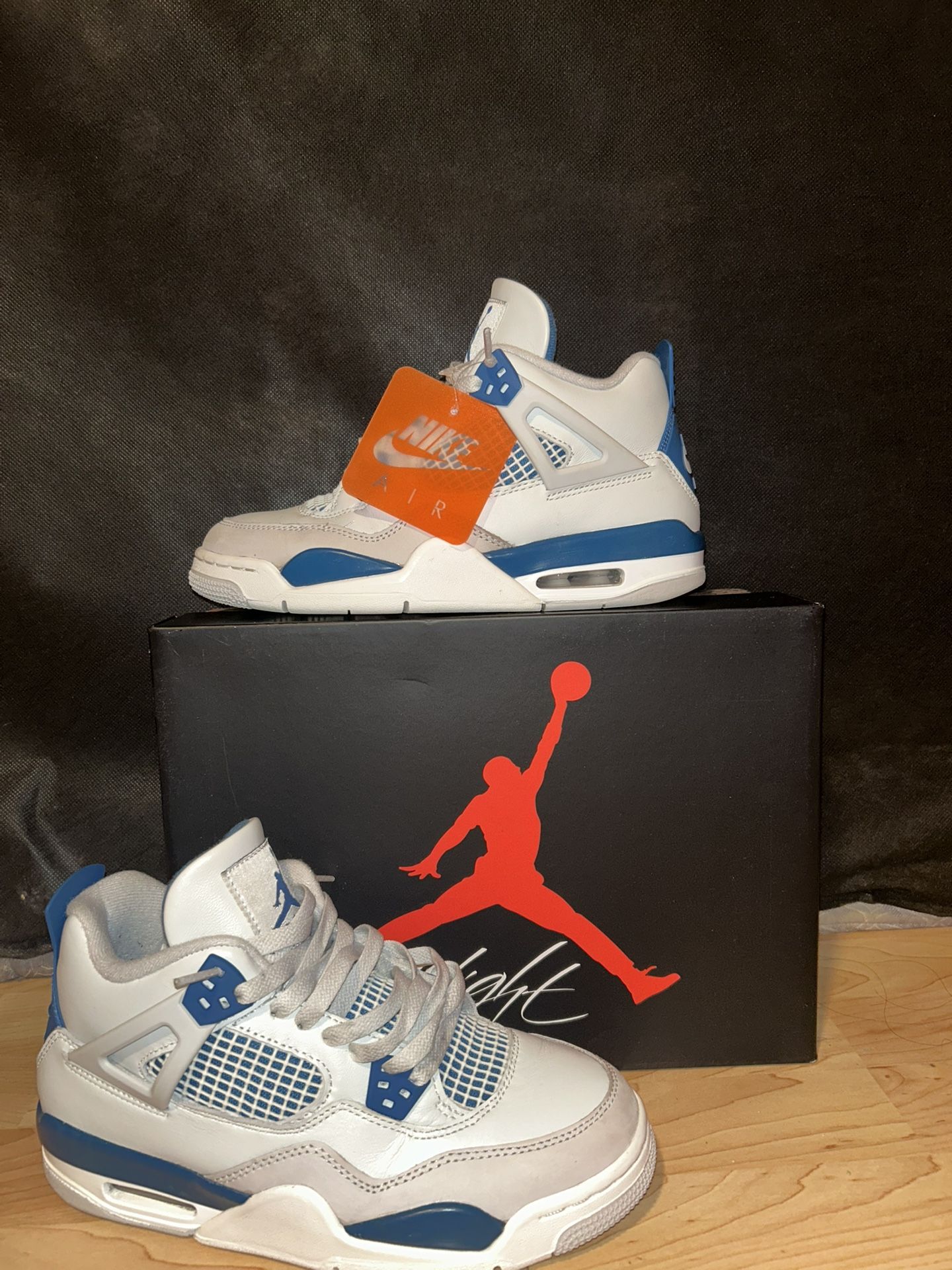 Air Jordan 4 Retro (GS) Military blue