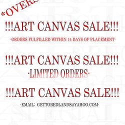 OVERSIZED ART CANVAS