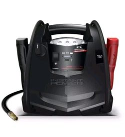 New Battery Extender 12-Volt 750 Amp Jump Starter LED Light Air Compressor USB Port