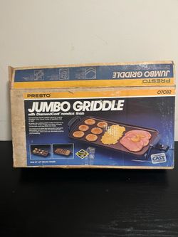 Presto Jumbo Electric Griddle 22” w/ Original Box – Tested & Works Great