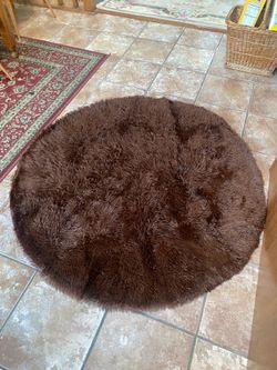 Really nice rug round brown