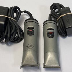 Lot Of 2 Andis BGR+ Professional Hair Clipper Corded CeramicEdge Tested & Works (#1009)