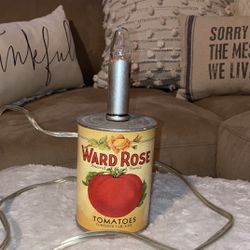 Ward Tomato Can Table Lamp