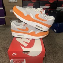 nike air max 1 orange sz 8.5