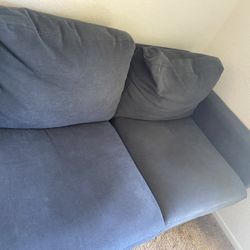 Convertible Sectional Sofa – L-Shaped, Reversible Chaise – Dark Grey