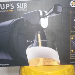 Krups Sub Compact Draft Beer Dispenser VB641850 Draft Beer At Home