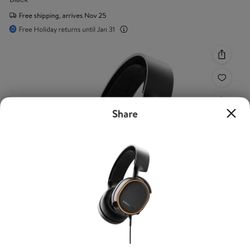 SteelSeries Arctis 5 Gaming Headset - RGB Illumination - DTS Headphone: X v2.0 Surround for PC and PlayStation 5, PS4 - Black