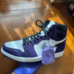 Jordan 1 High Court Purple 