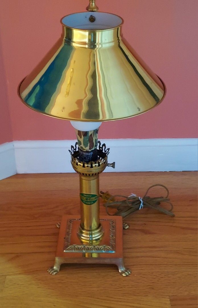 Brass Lamp, Paris Orient Express Istanbul, 1970s