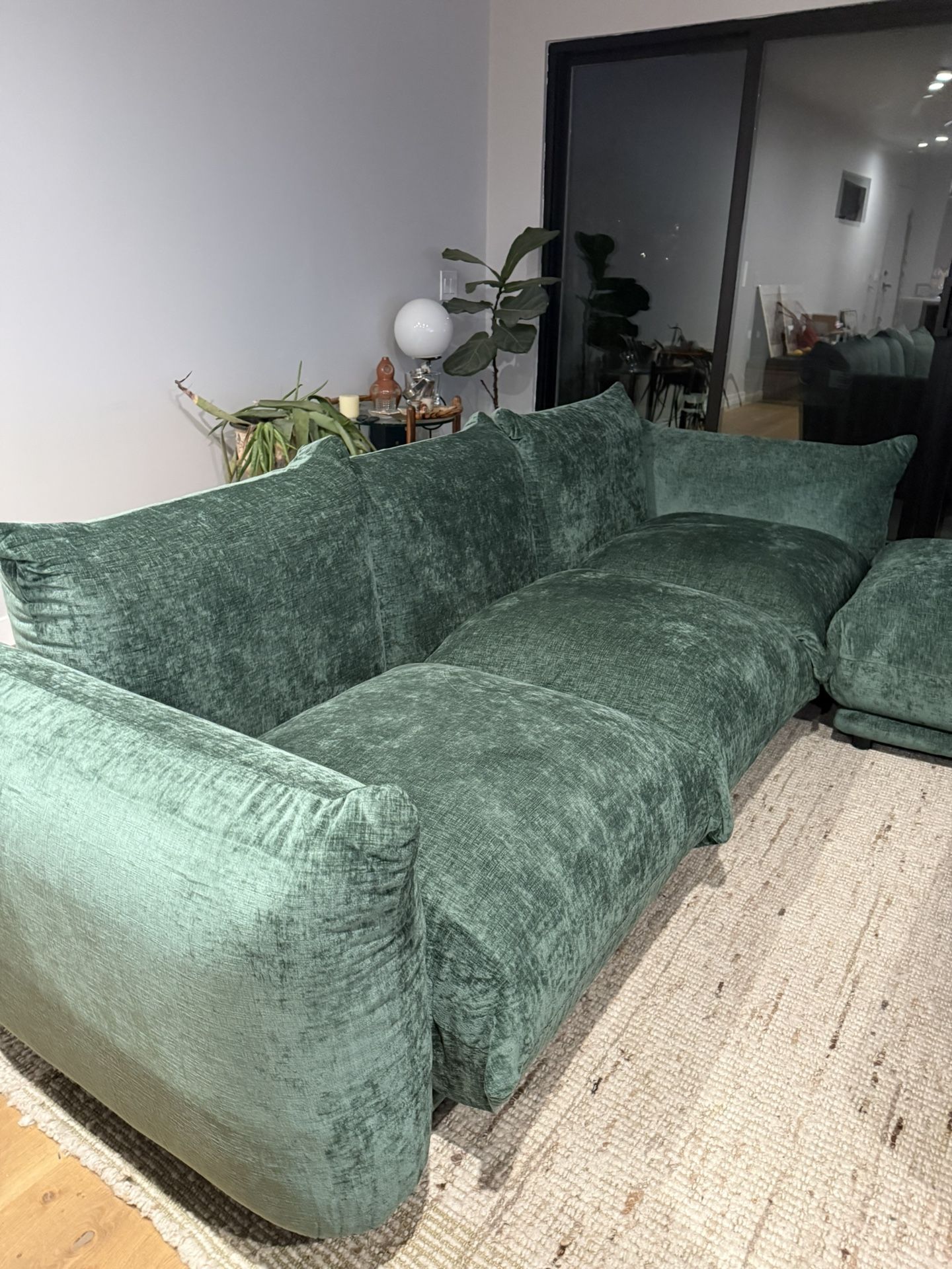 Marenco Three Seater Sofa With Ottoman