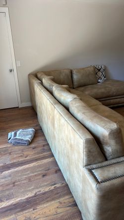 Leather couch