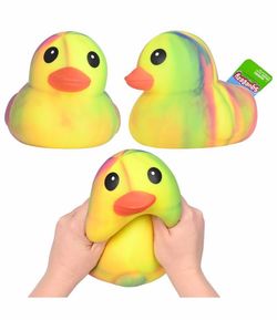 Squeeezy Jumbo Tie Dye Squishy Ducks