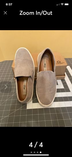 Gray Slip Ons