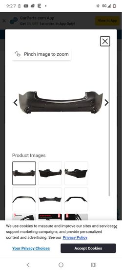 Rear bumper for 2018 Acura tlx