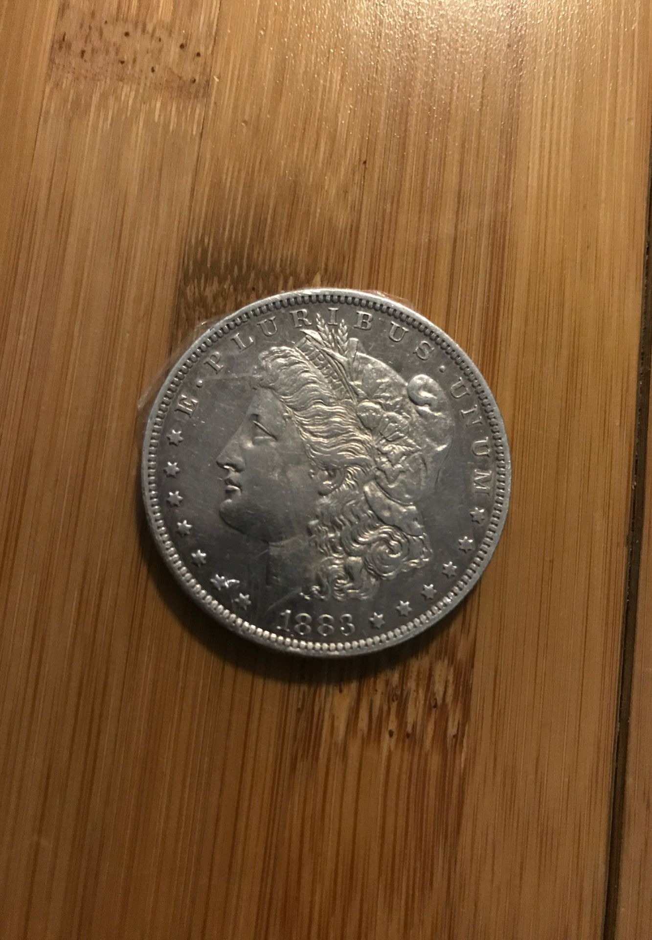 Morgan silver dollar 1883