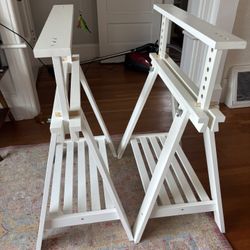 IKEA White Mittback Trestles - 2