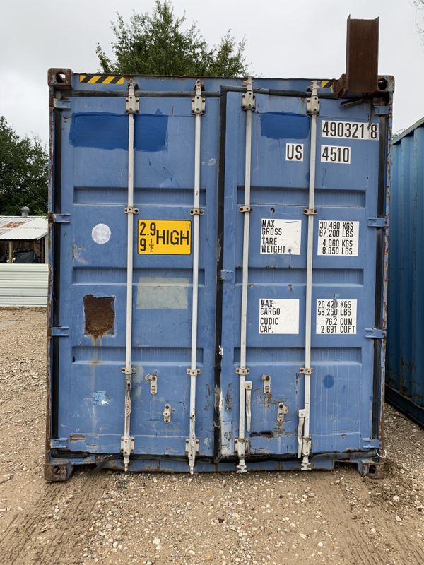 40 foot high cube shipping container damaged for Sale in