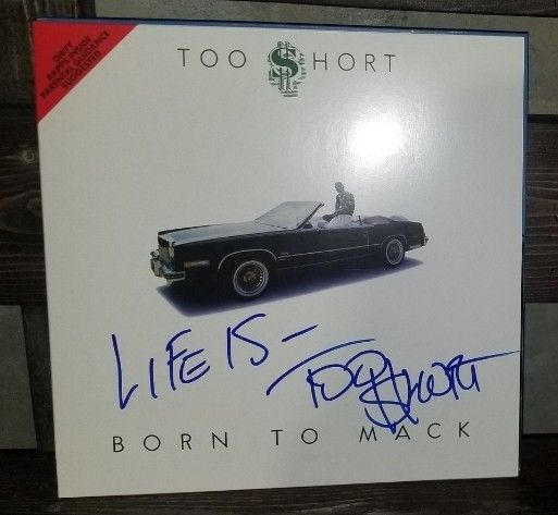 Too Short Autograph Born To Mack Album