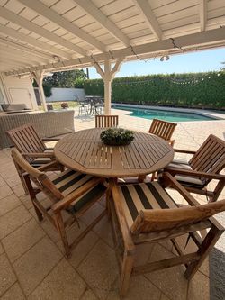 Teak wood patio table for sale