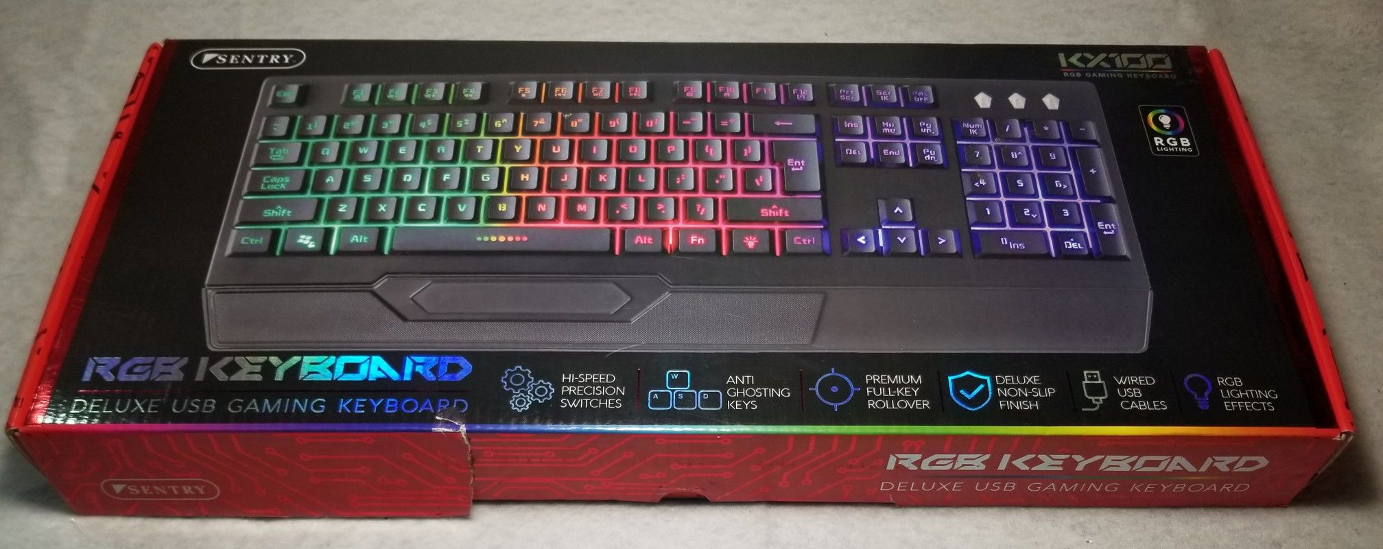 Sentry KX100 RGB Gaming Keyboard