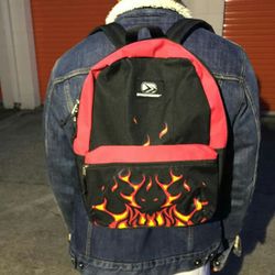 FLAME DOUBLED DIAMOND BACKPACK