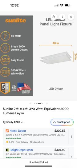 Sunlight 2x4 LED Lights