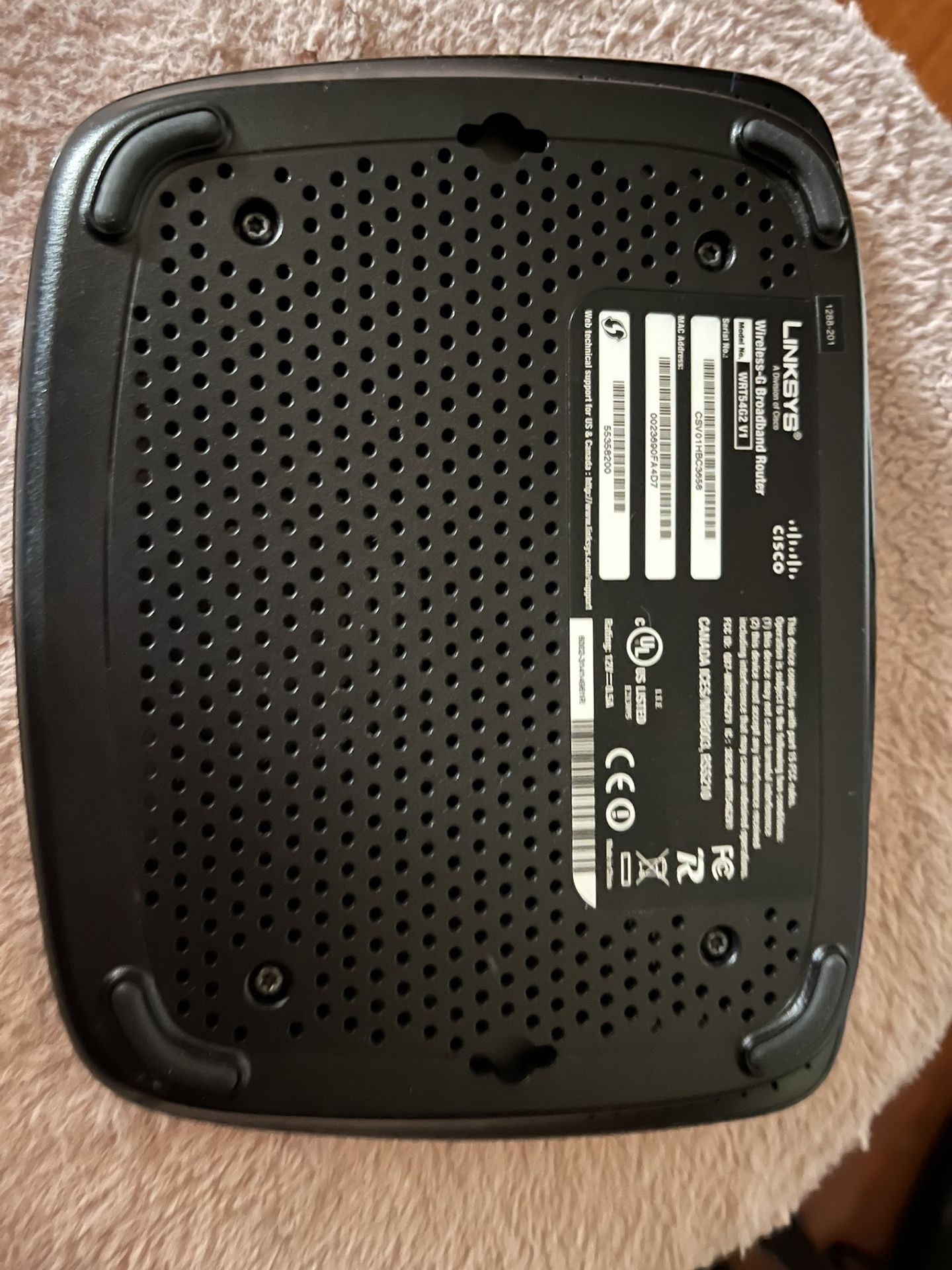Linksys by CISCO WRT54G2 Wireless Router