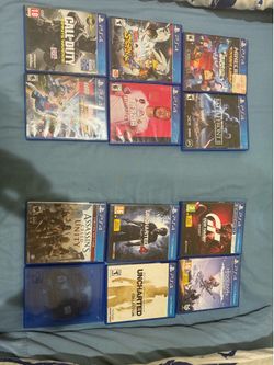 PS4 once or never used games