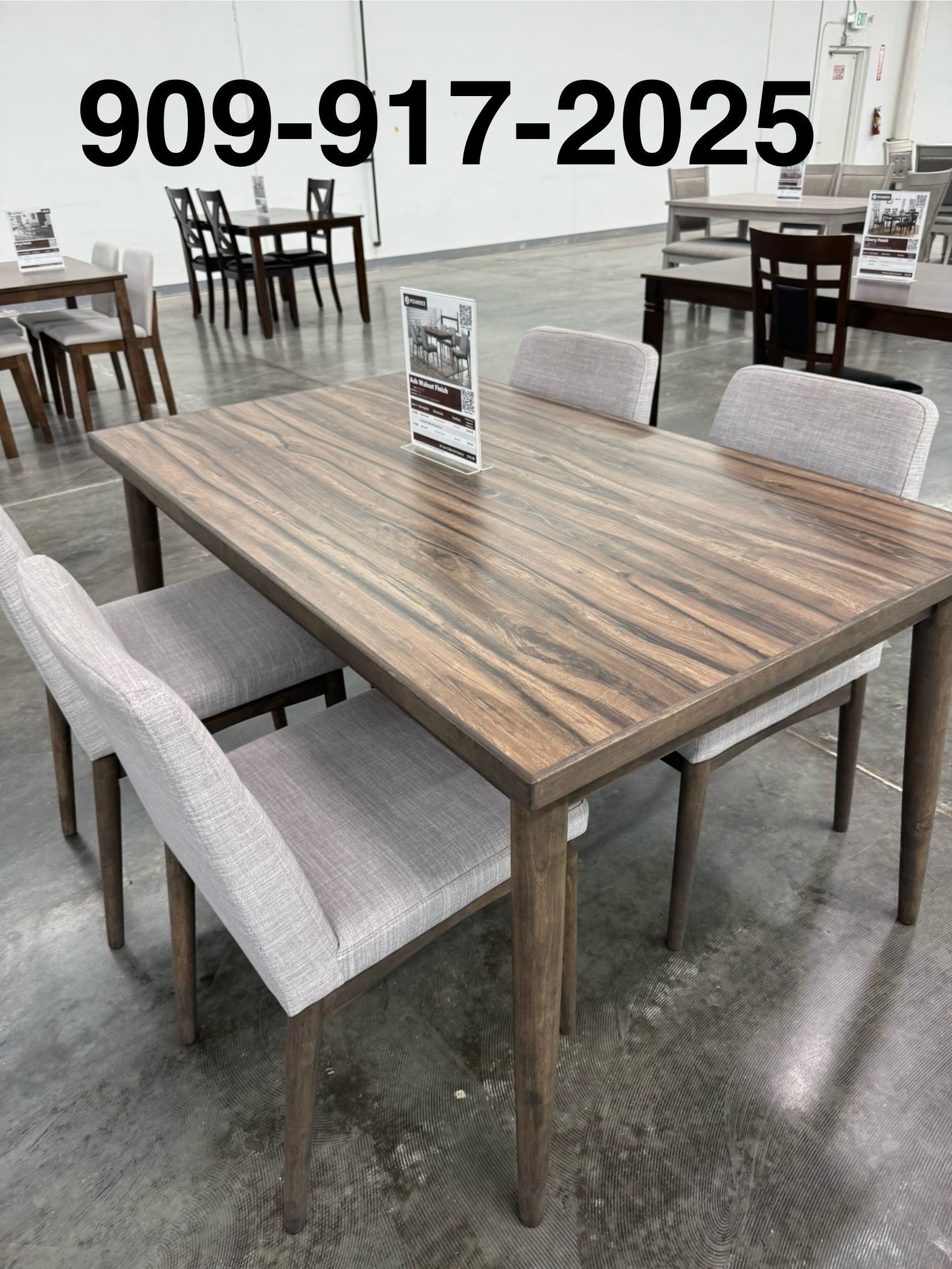 NEW IN BOX. DINING TABLE WITH 4 CHAIRS. F2496