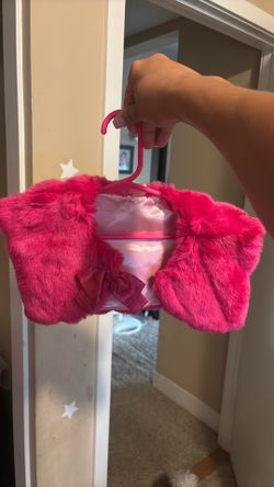 Small Pink Fur Jacket