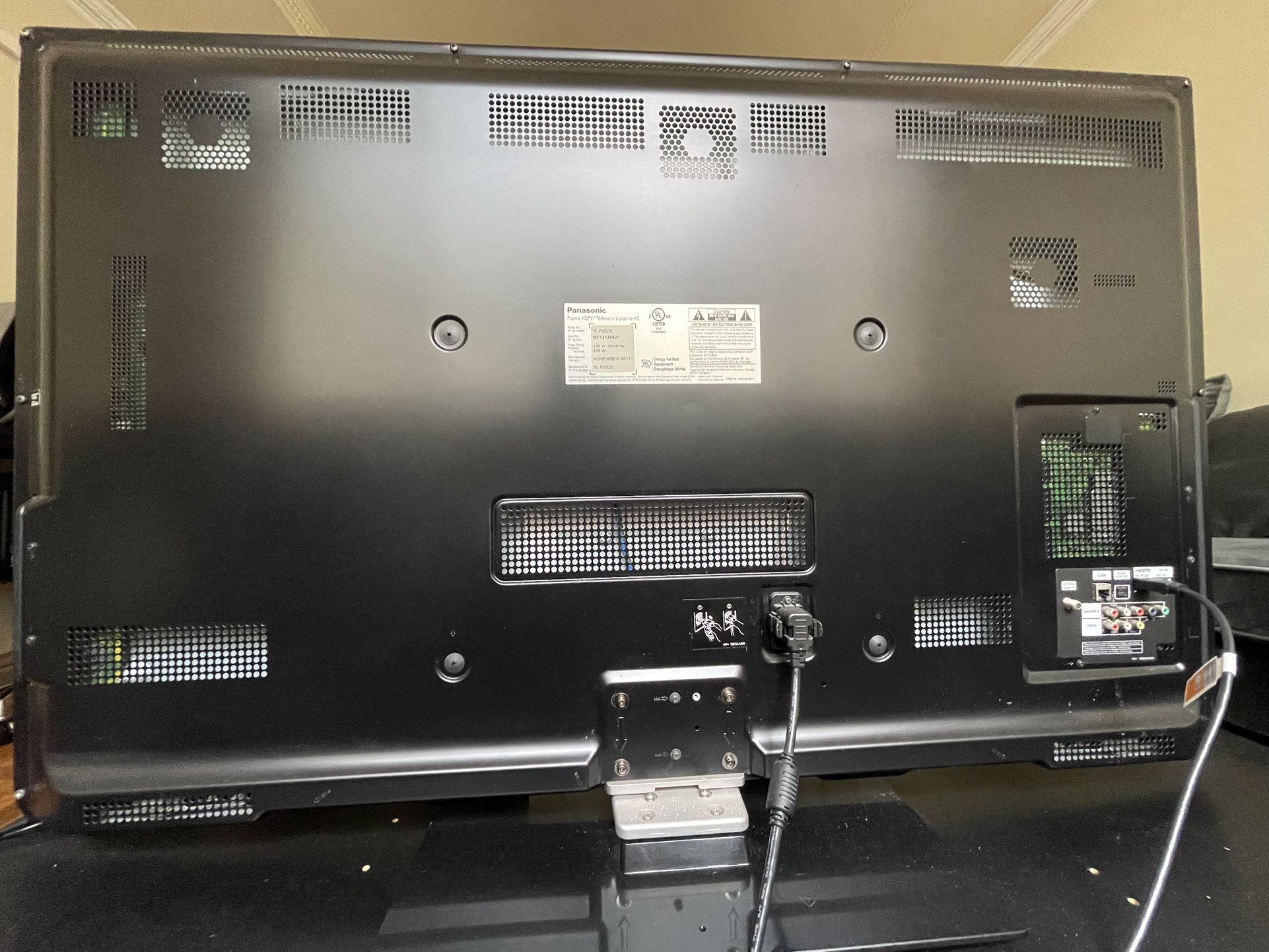 Panasonic Plasma HDTV TC- P50S30