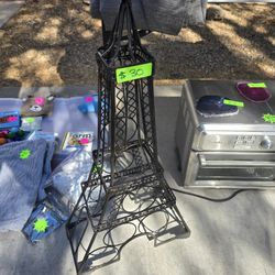 Iron Eiffel Tower Wine Rack