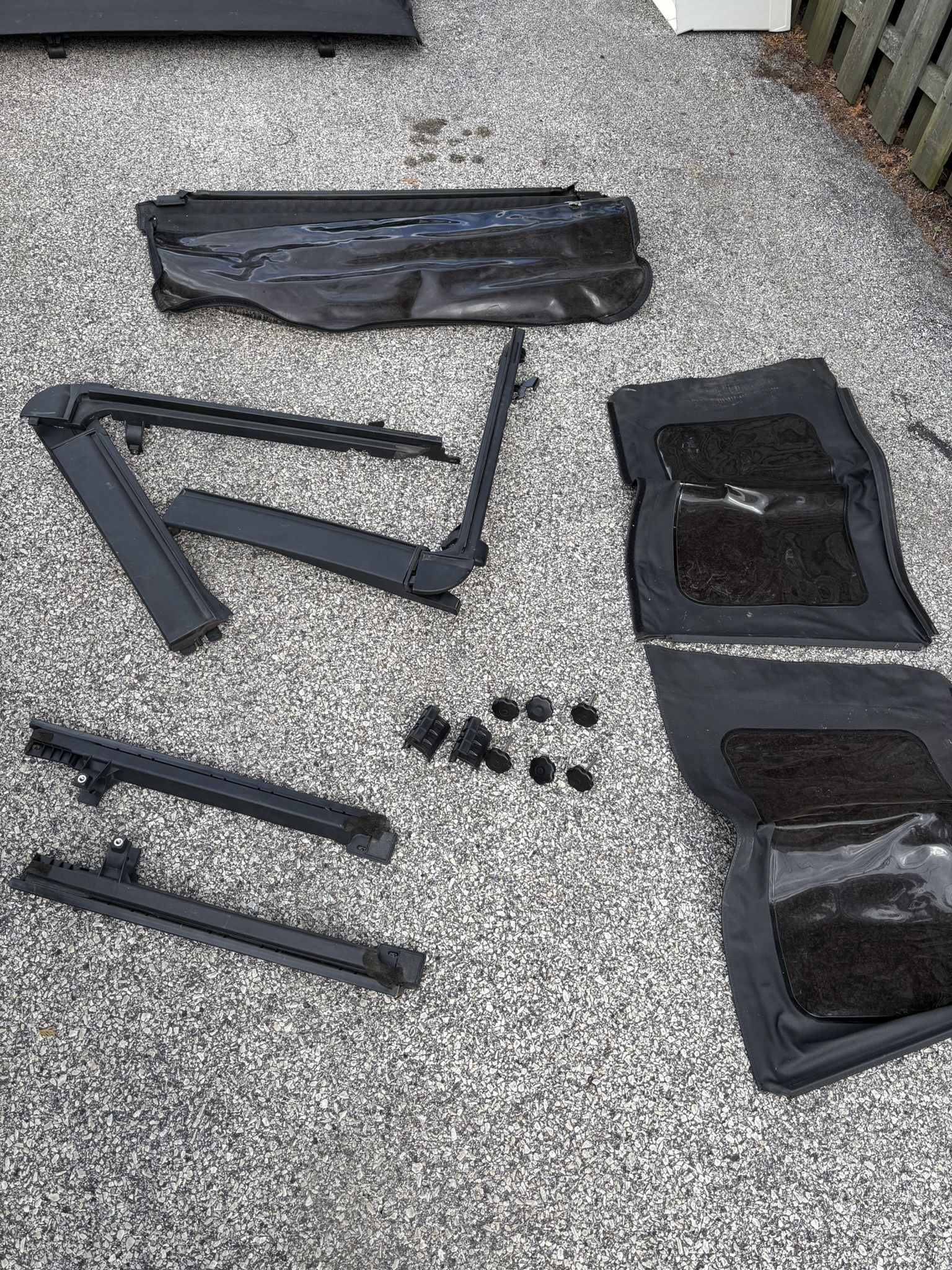 Jeep JKU Complete Soft Top Kit With Hard Top Dolly