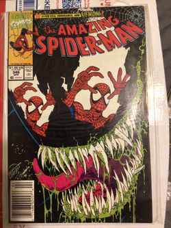 The Amazing Spider-Man #346 Newsstand Variant (Marvel Comics April 1991)