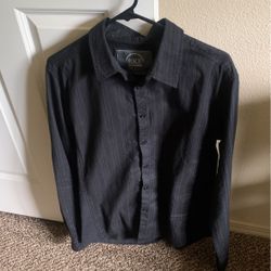 BKE Black Dress Shirt Size M
