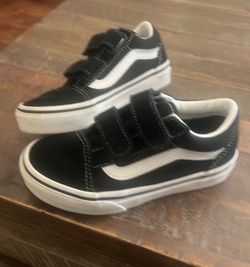 Kids black Vans Shoes