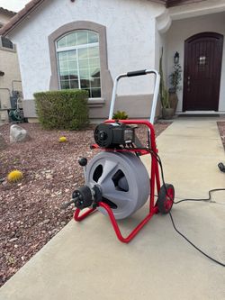 Drain Pipe  Cleaner Machine  Auto Feed Sewer Snake Auger BRABD NEW