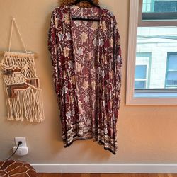 Women’s Floral Kimono