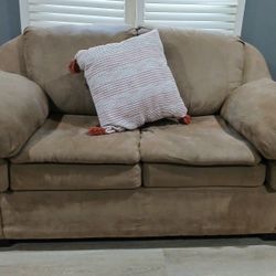 Bring $110 For This Cozy Couch + Love Seat Set
