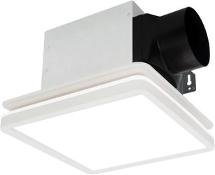 Akicon Bathroom Exhaust Fan with Light, 80CFM 2.0 Sones Exhaust Fan for Bathroom