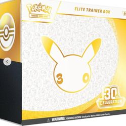 Pokemon 30th Anniversary Mega Box