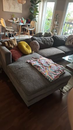 Grey L Sectional