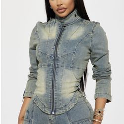 Jeans Jacket Set 