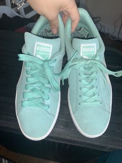 Puma suede, mint green
