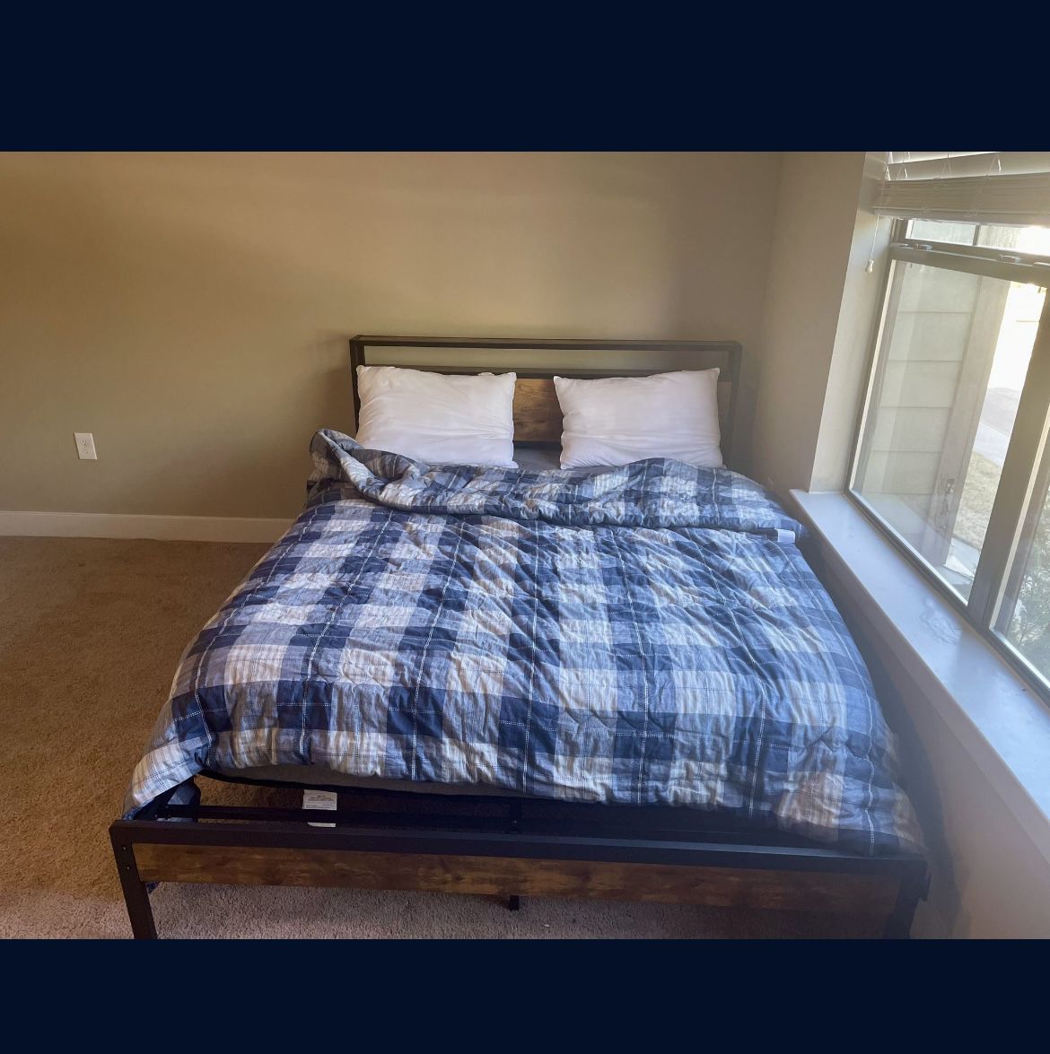 Full Size Bed (Also Selling Mattress Separately) 