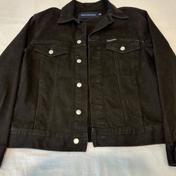 Calvin Klein Black Denim Jacket For $20 Or Best Offer!