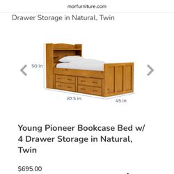 Twin Captains Bed 
